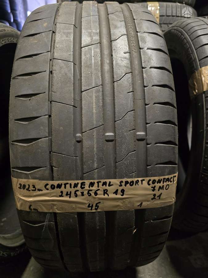 Continental, летние 245/55 R19