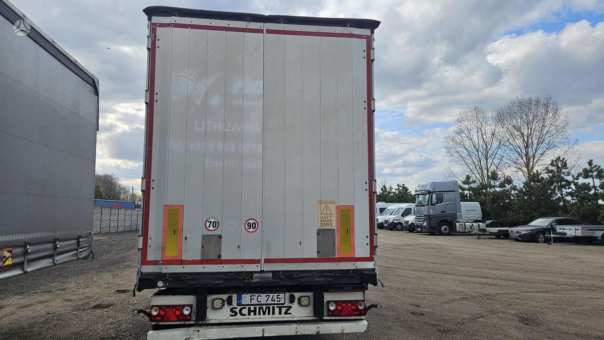 Schmitz CARGOBULL, užuolaidinės / tentinės