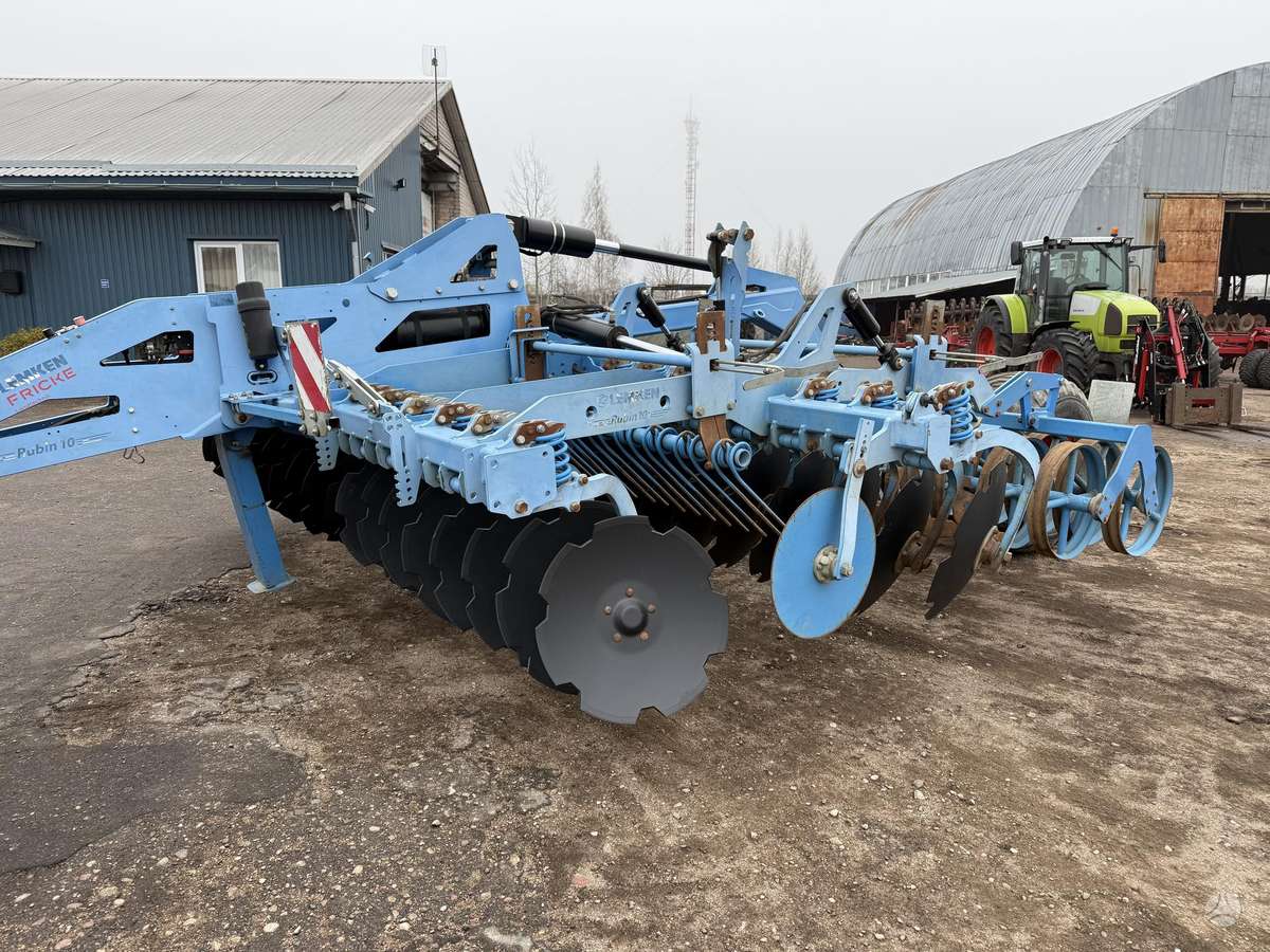 Lemken Rubin 10/500, scrapers, scrubbers