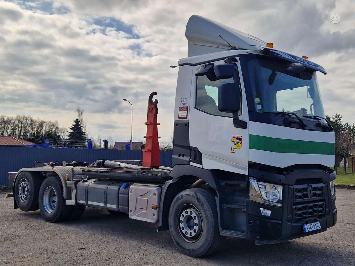 Renault HACK kablys, maža rida, crane trucks