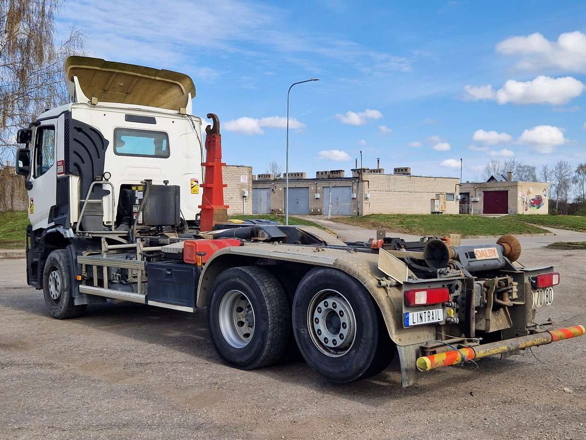 Renault HACK kablys, maža rida, crane trucks