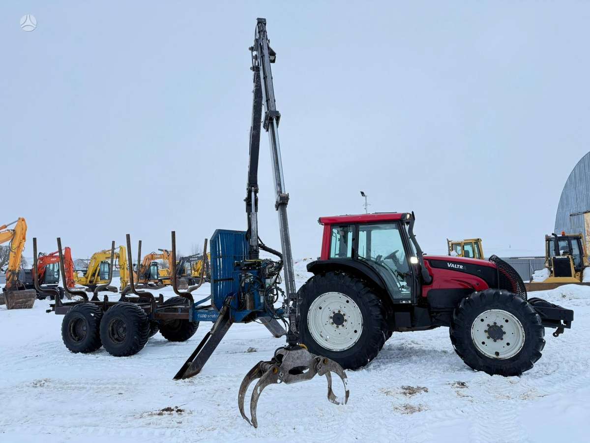 Valtra N121H + Vreten 1400 HydroDrive, forwarders