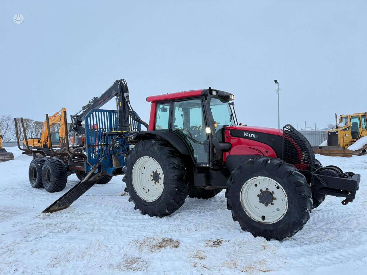 Valtra N121H + Vreten 1400 HydroDrive, forwarders
