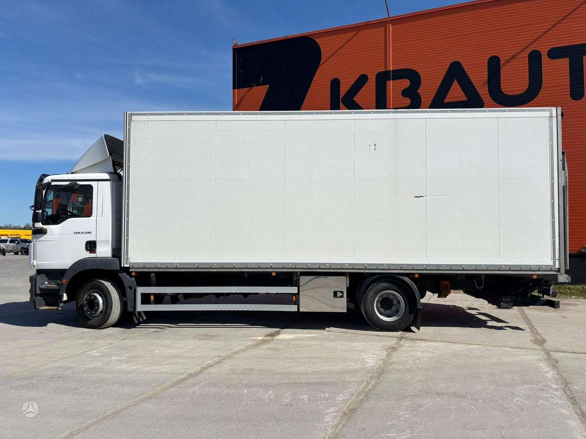 MAN TGM 15.290 4x2, box trucks / box vans