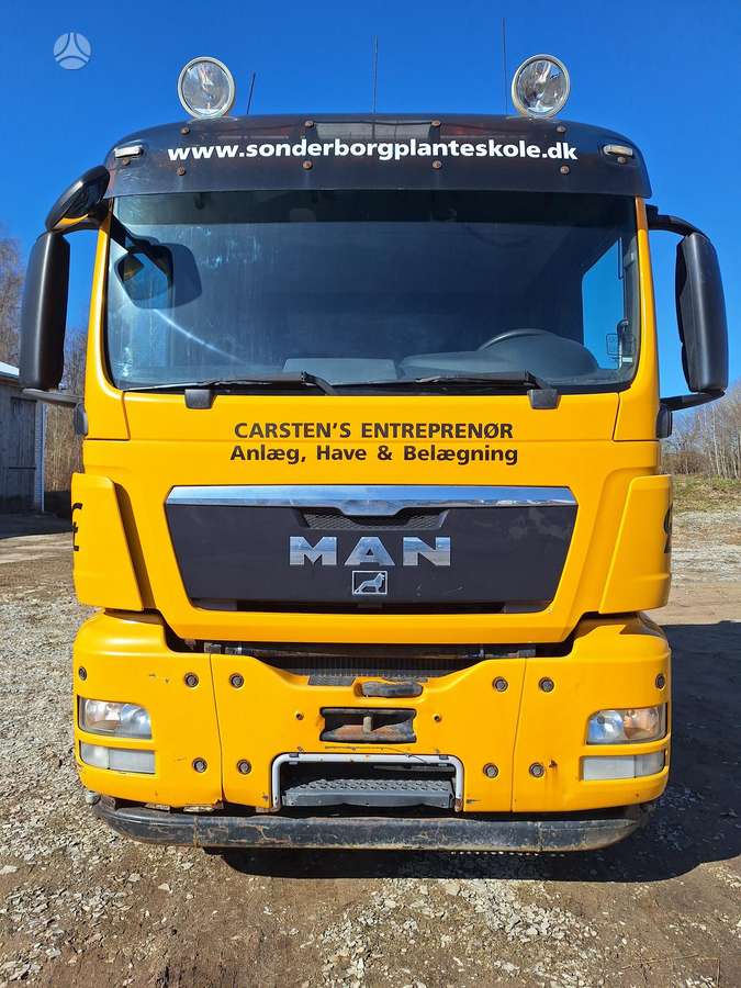 MAN TGS 26-360, самосвалы с прицепoм
