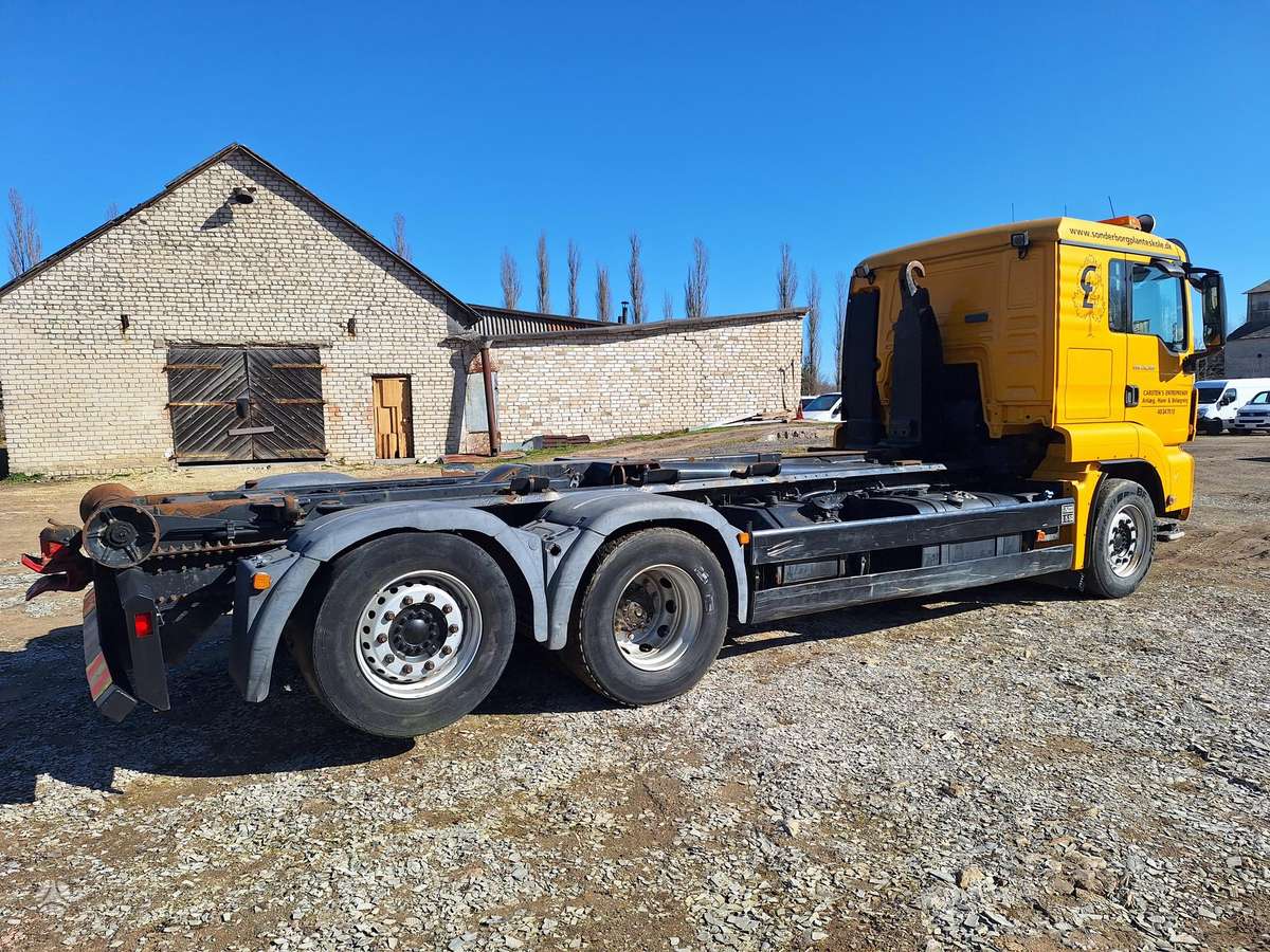 MAN TGS 26-360, самосвалы с прицепoм