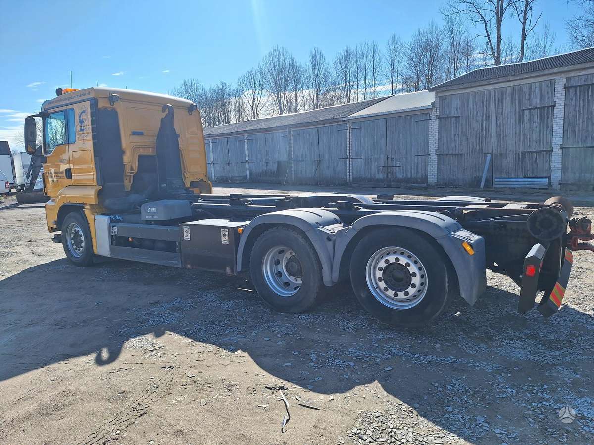 MAN TGS 26-360, самосвалы с прицепoм