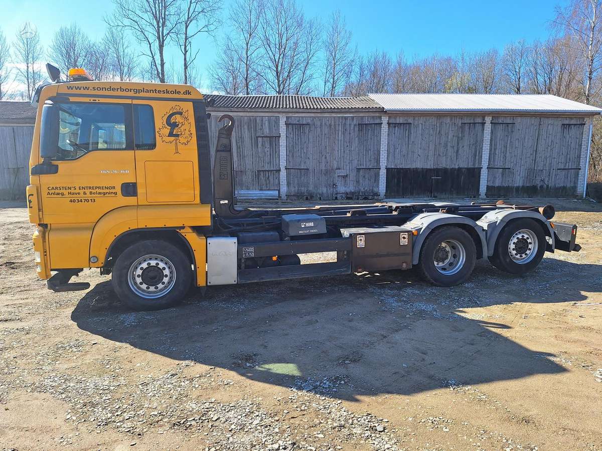 MAN TGS 26-360, самосвалы с прицепoм