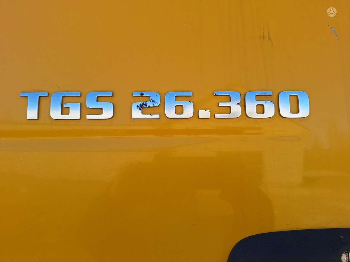 MAN TGS 26-360, самосвалы с прицепoм