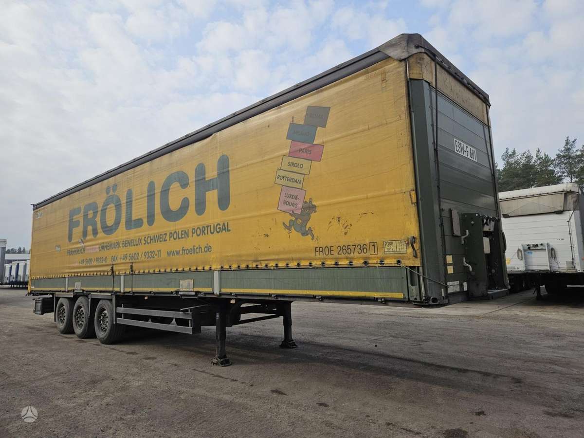 Schmitz SCB*S3T, dropside with tarpaulin