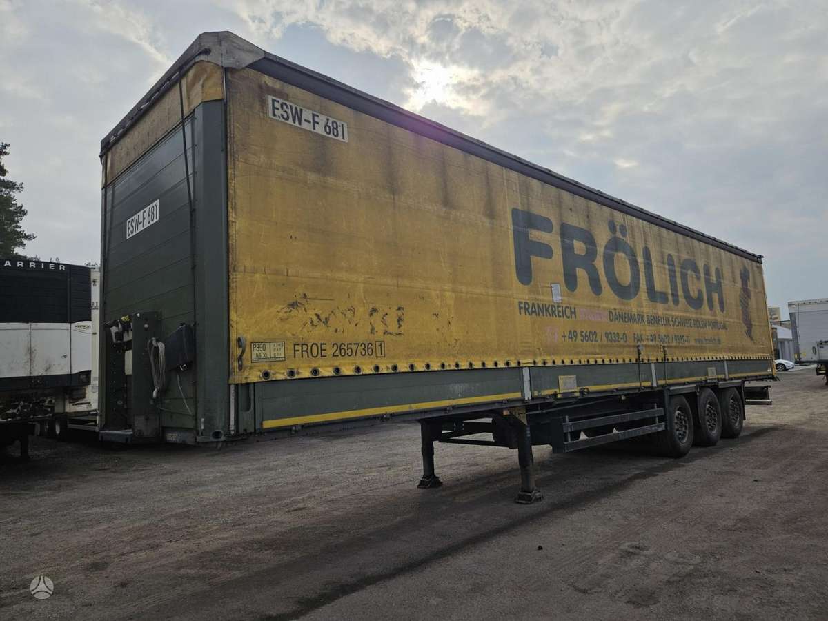 Schmitz SCB*S3T, dropside with tarpaulin