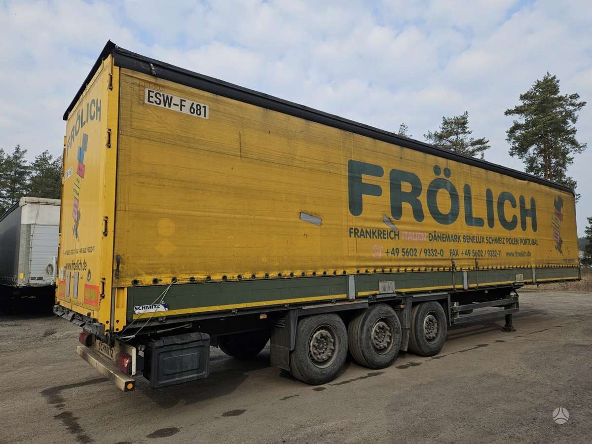 Schmitz SCB*S3T, dropside with tarpaulin