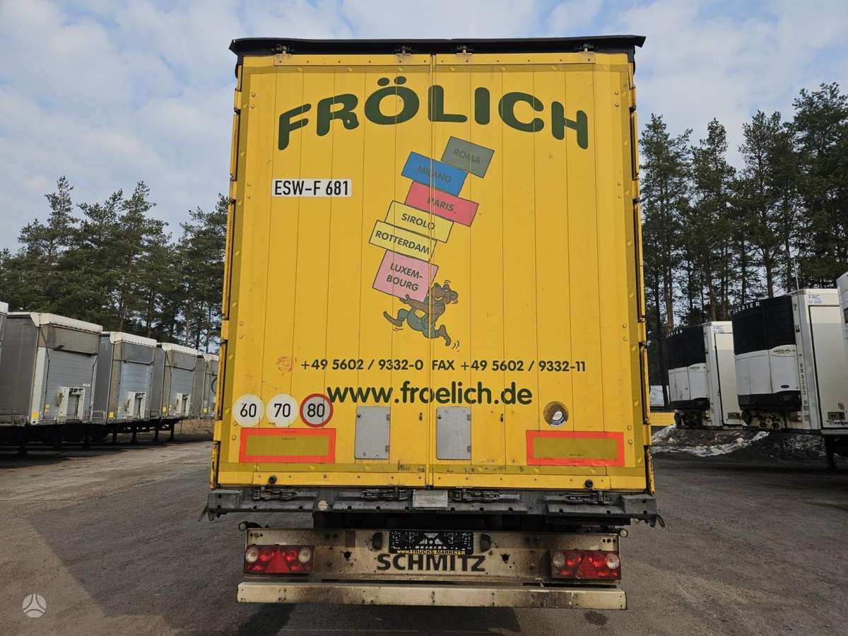 Schmitz SCB*S3T, dropside with tarpaulin