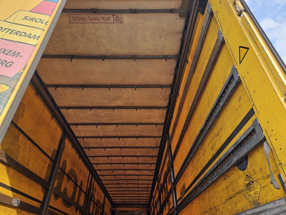 Schmitz SCB*S3T, dropside with tarpaulin