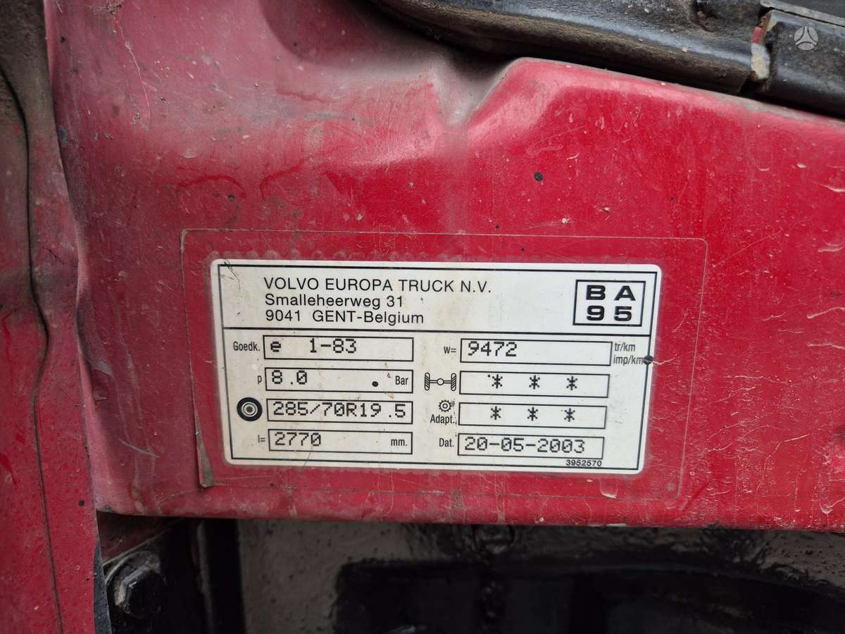 Volvo FL615, самосвалы