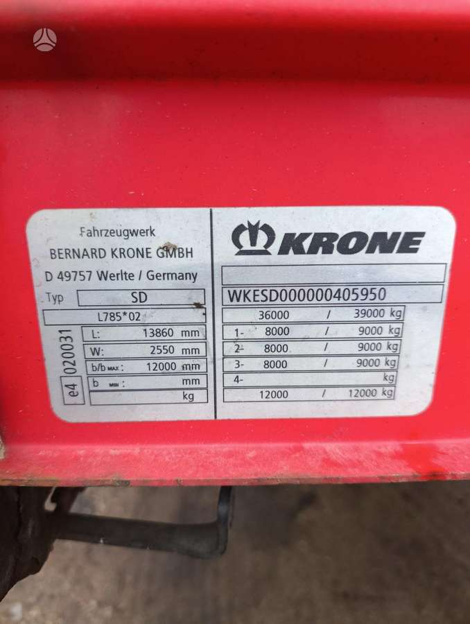 Krone, curtain / tarpaulin