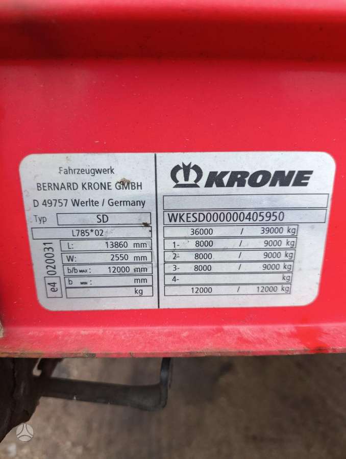 Krone, užuolaidinės / tentinės