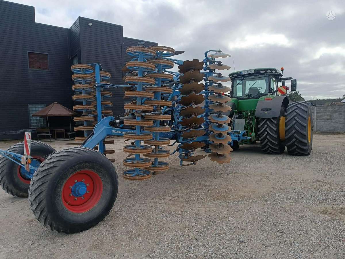 Lemken Rubin, scrapers, scrubbers
