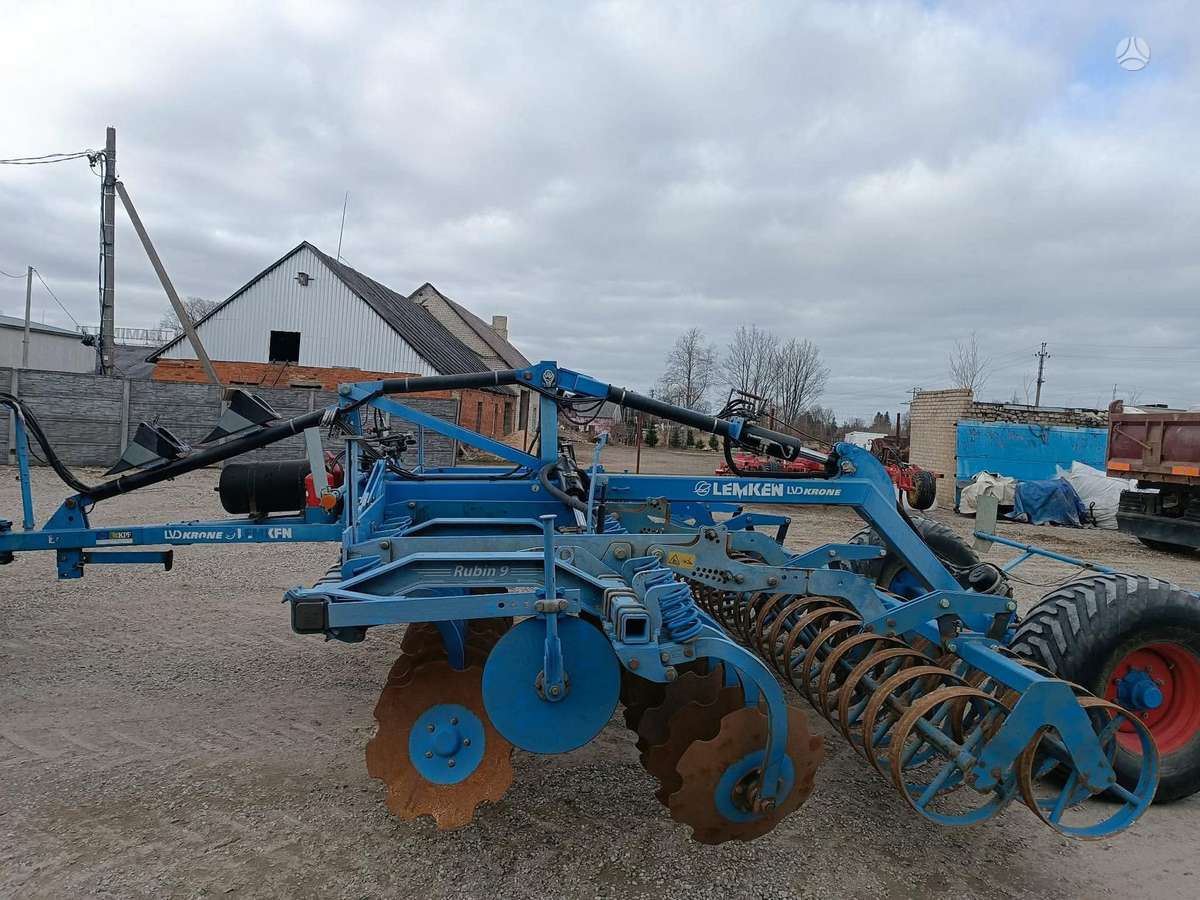 Lemken Rubin, scrapers, scrubbers
