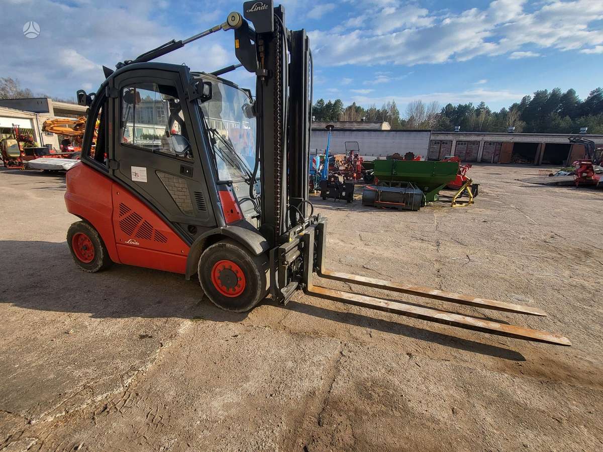 Linde H50D, šakiniai krautuvai
