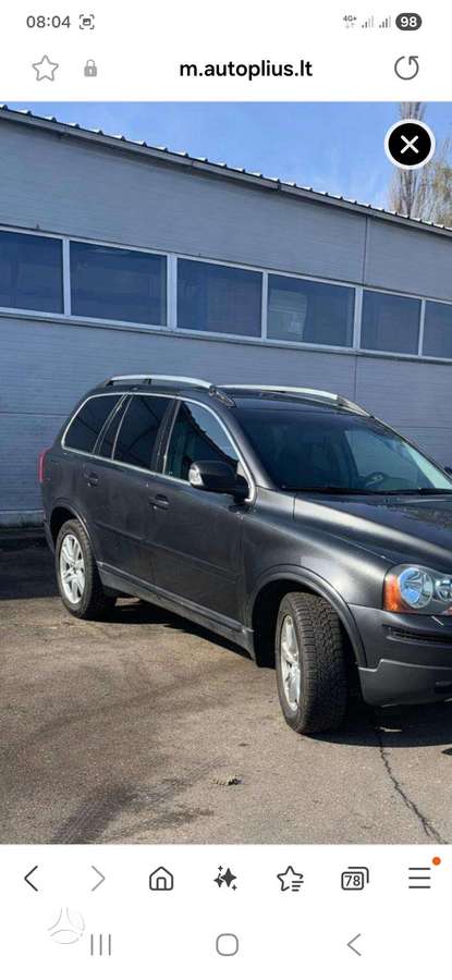 Volvo XC90 dalimis. Dalimis