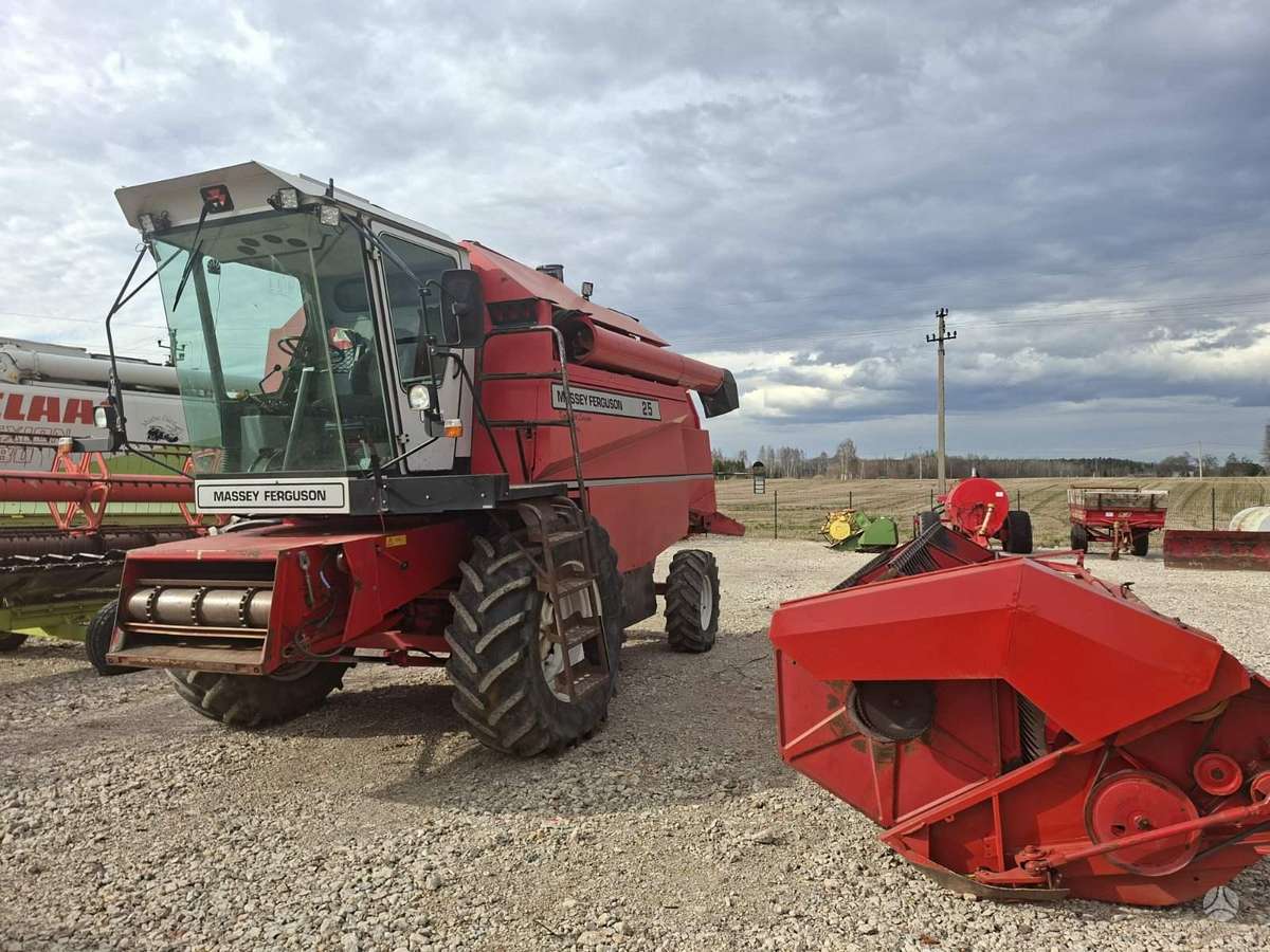 Massey Ferguson 25H, комбайны