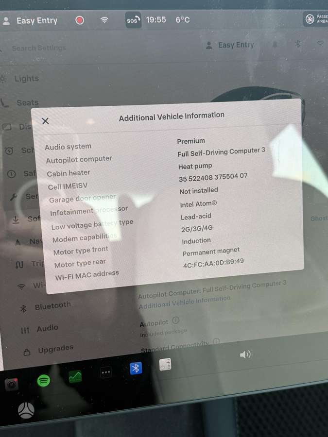 Tesla Model 3, 65 кВт·ч, Седан
