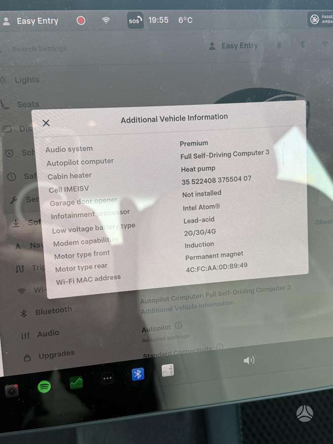 Tesla Model 3, 82 kWh, sedanas
