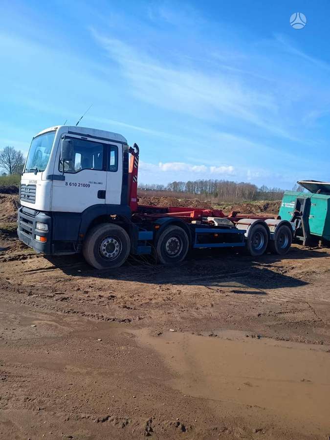 MAN TGA 32.360, самосвалы с прицепoм