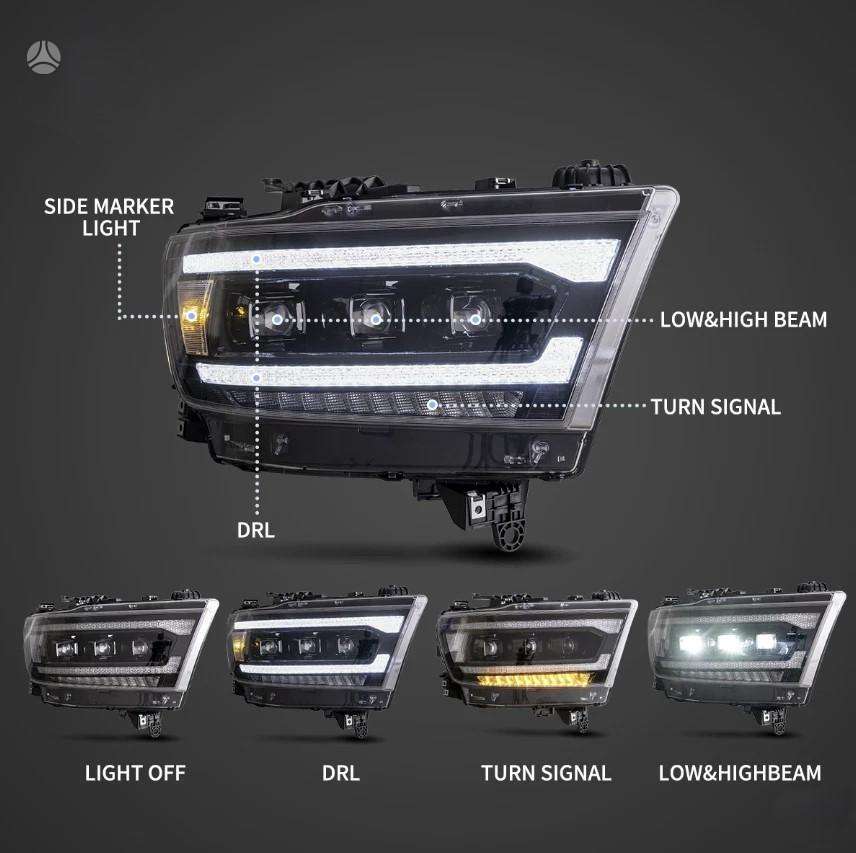 Dodge Ram, 68316080AH / 68316081AH, lights