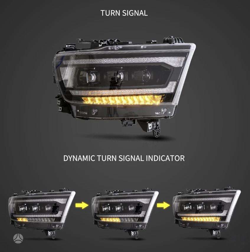 Dodge Ram, 68316080AH / 68316081AH, lights