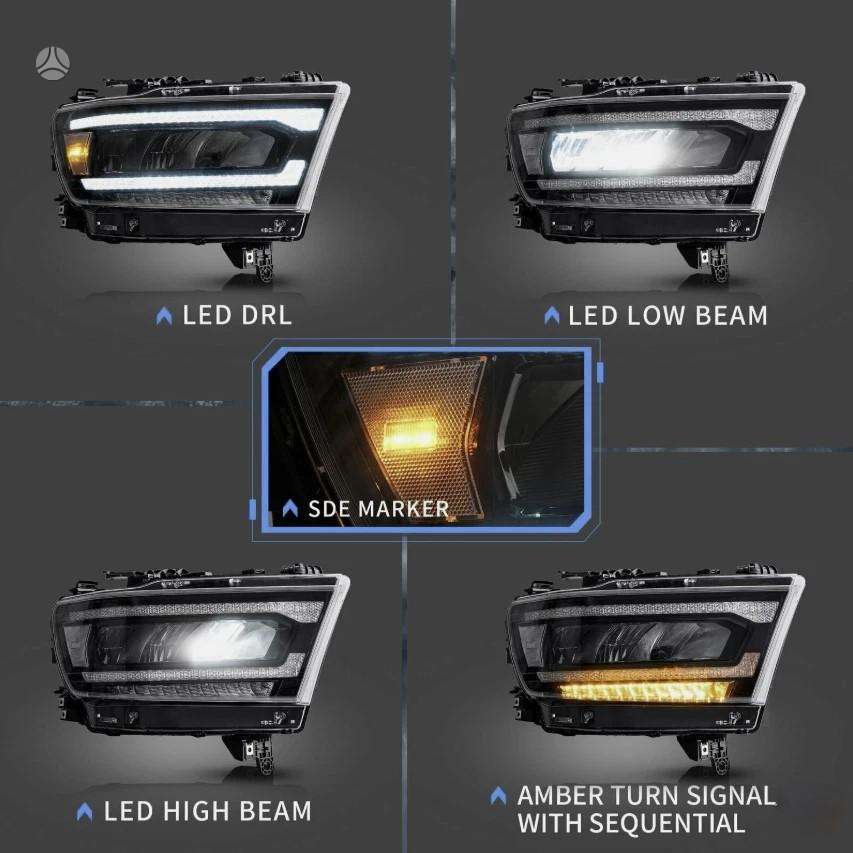Dodge Ram, 68316080AH / 68316081AH, lights