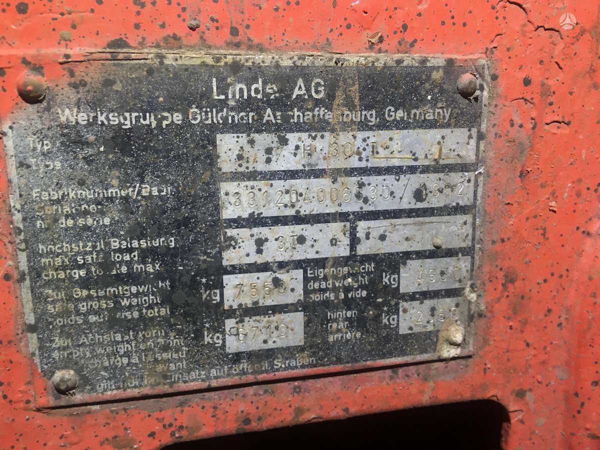 Linde H25T  -03, складская техника