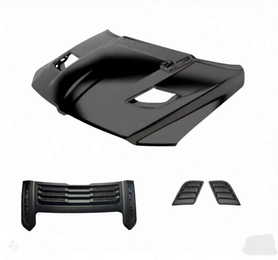 Dodge Ram hood (front, rear)
