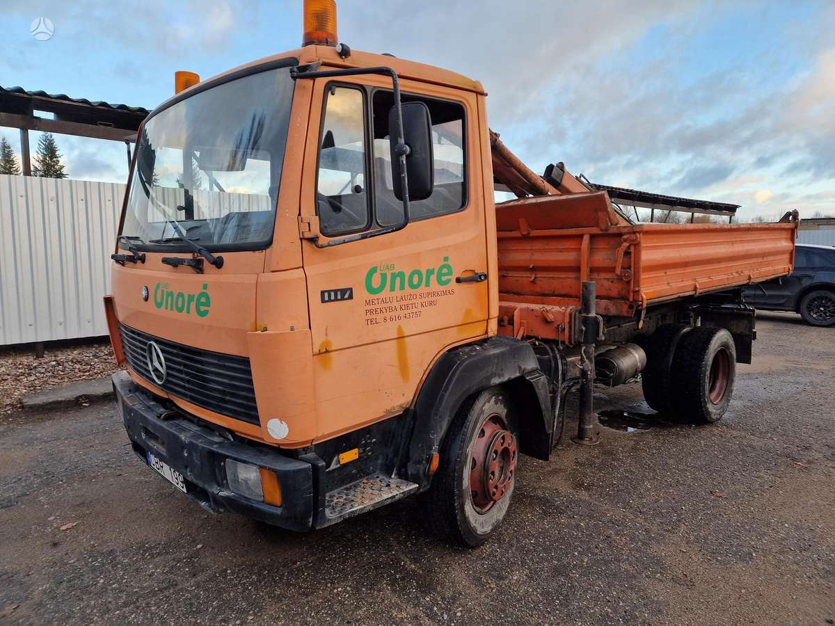 Mercedes-Benz 1117, dumpers with crane