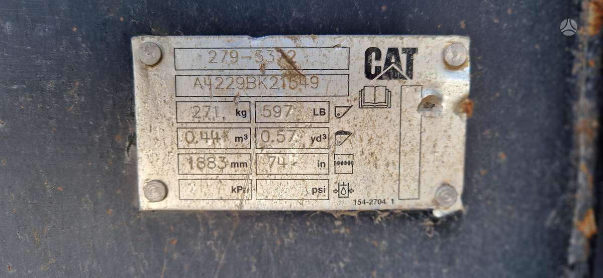 Caterpillar 259D, mini loaders