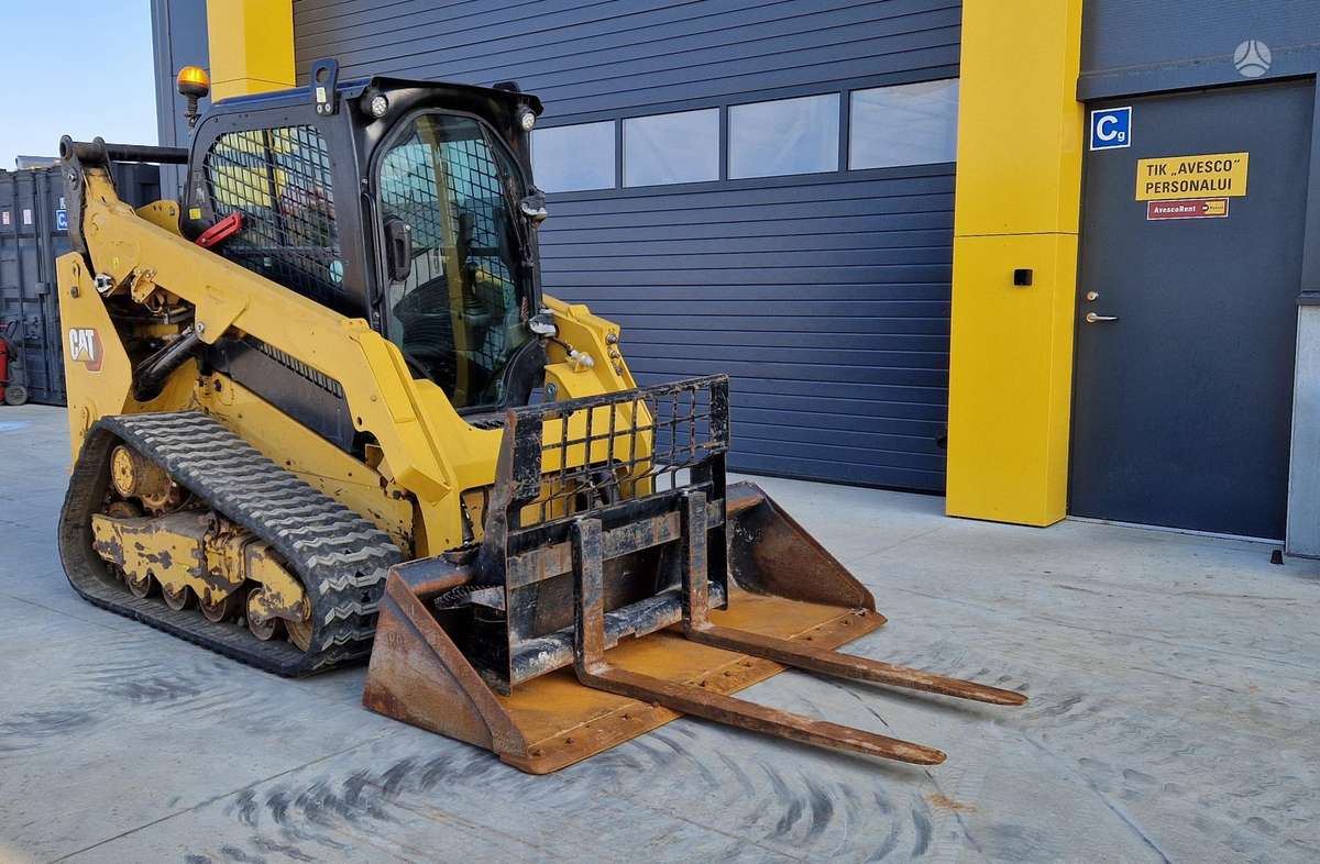 Caterpillar 259D, mini krautuvai