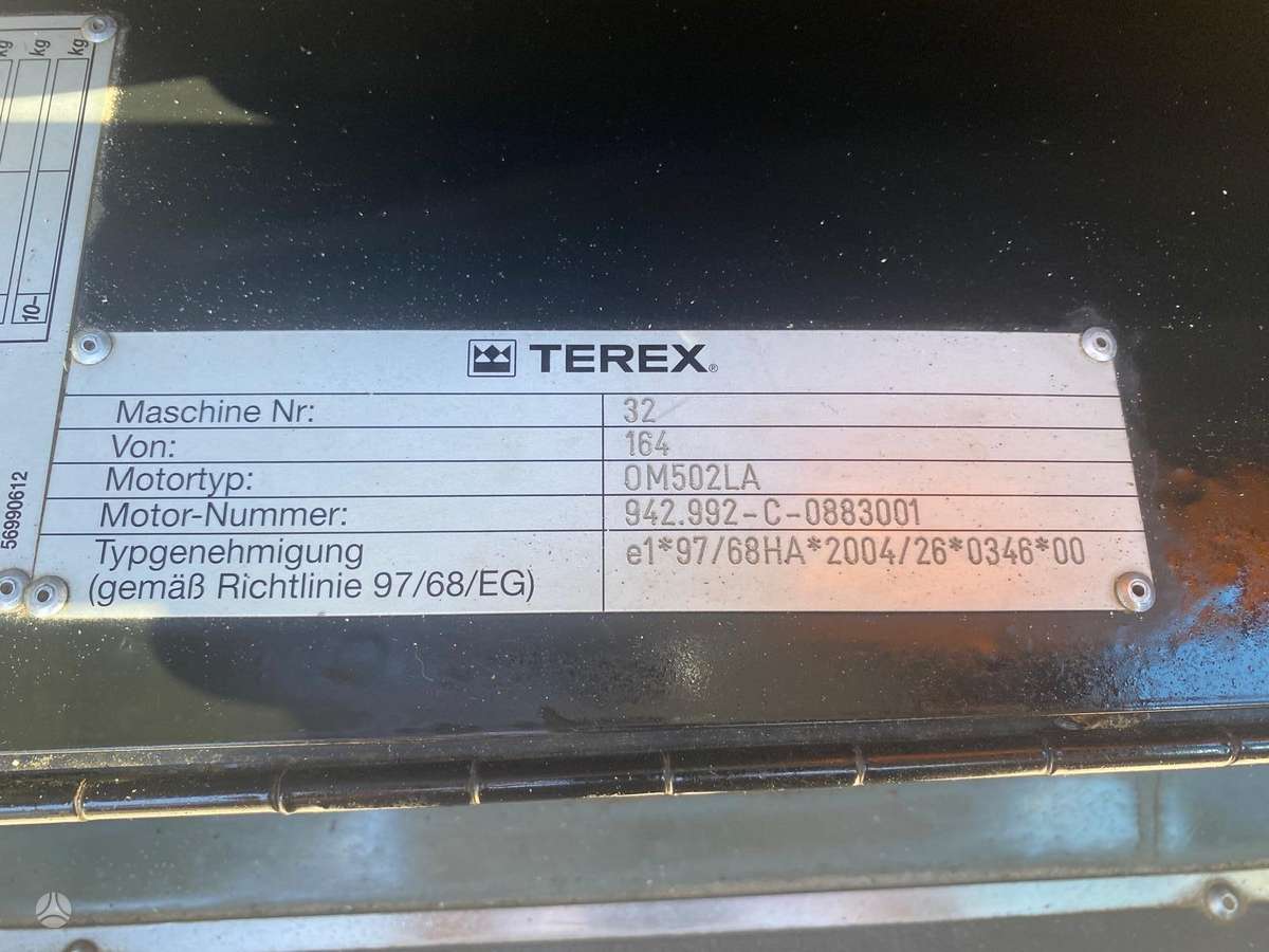 Terex AC140, kranai