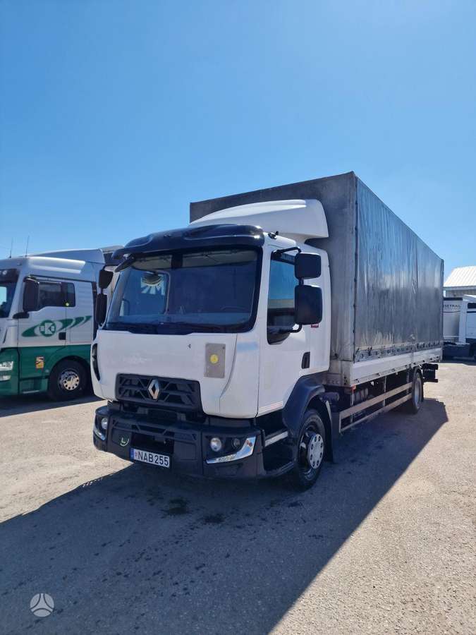 Renault D16, бортовые с тентом