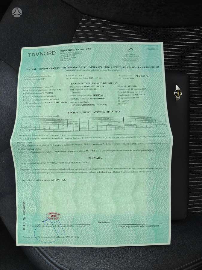 Mini Cooper, 1.6 l., hatchback