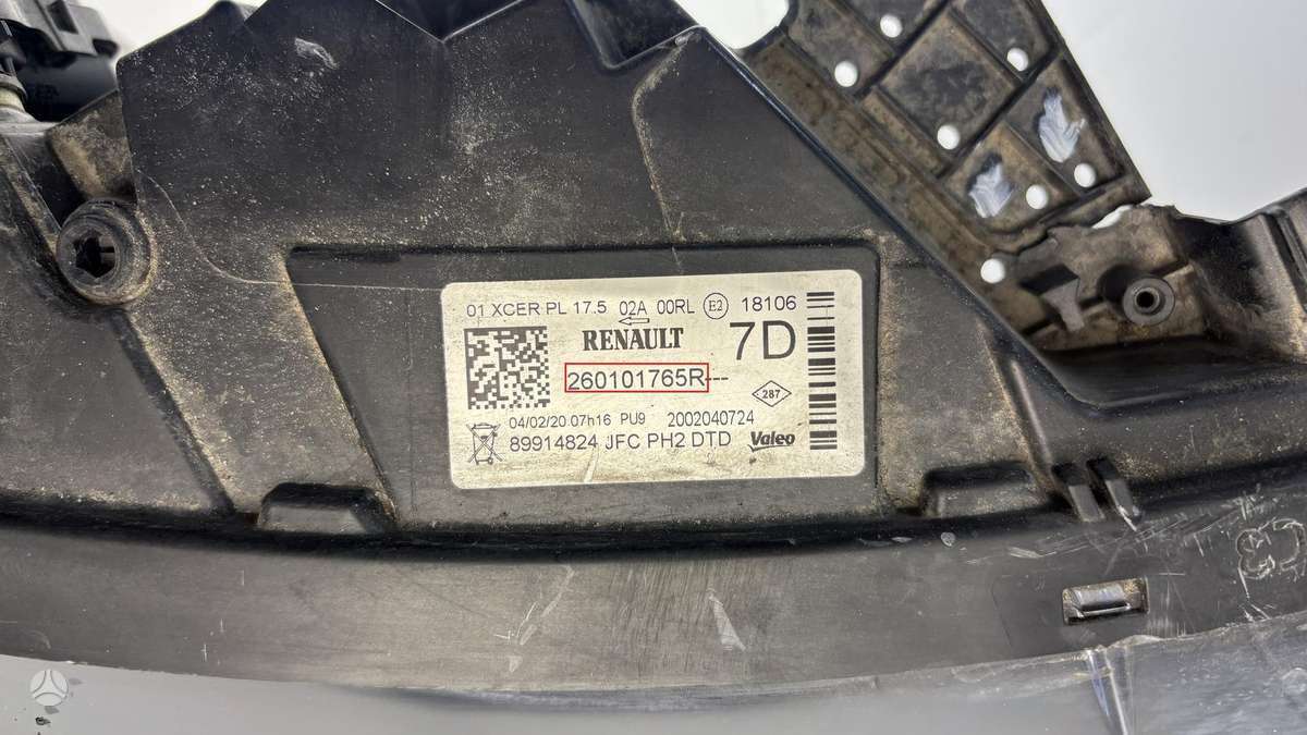 Renault Espace, 260101765R, Cen29644