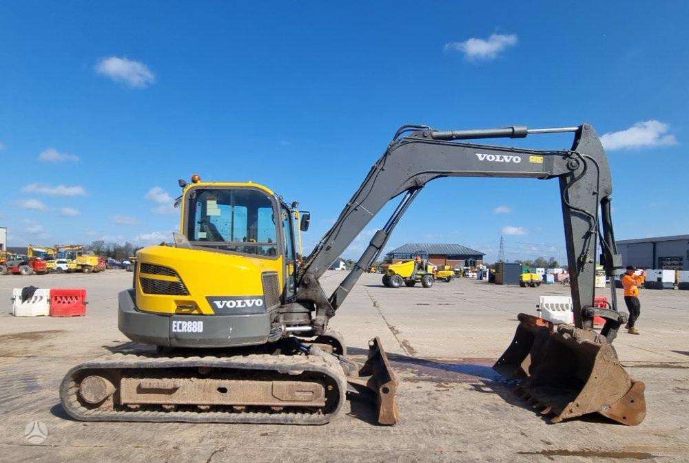 Volvo ECR88D, мини-экскаваторы