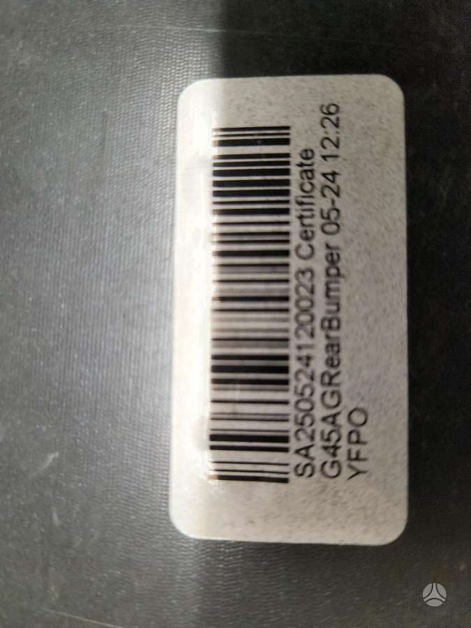 BMW X3, 5A292D1, bamperi