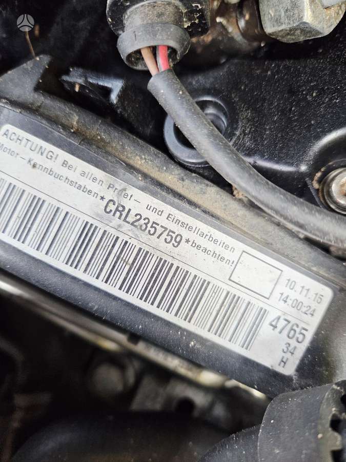 Volkswagen Golf Dalimis elektrinis kablys
