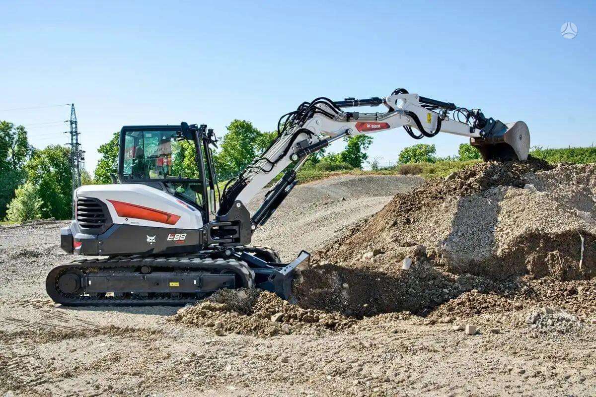 Bobcat E88, экскаваторы