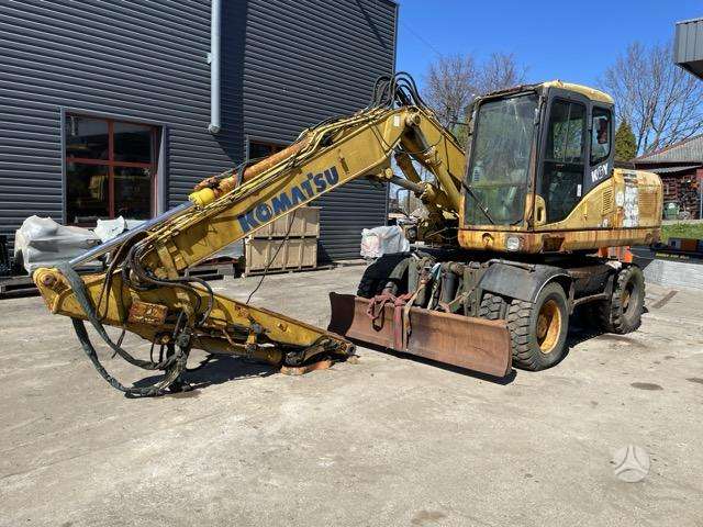 Komatsu PW160-7H, ekskavatoriai