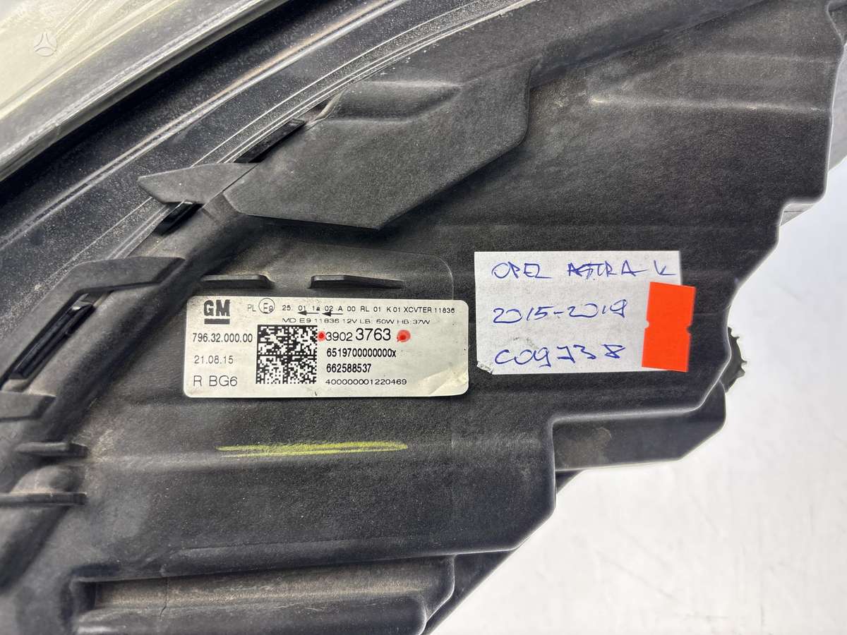 Opel Astra, 39023763, Cen30976