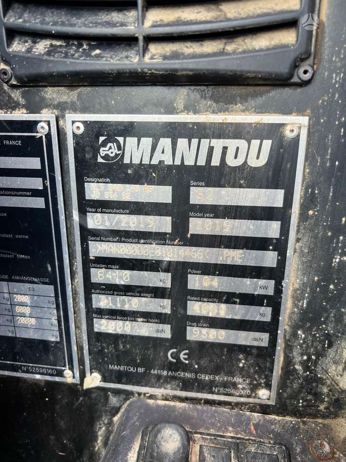 Manitou Manitou MLT 845-145PS +, telescopic handler
