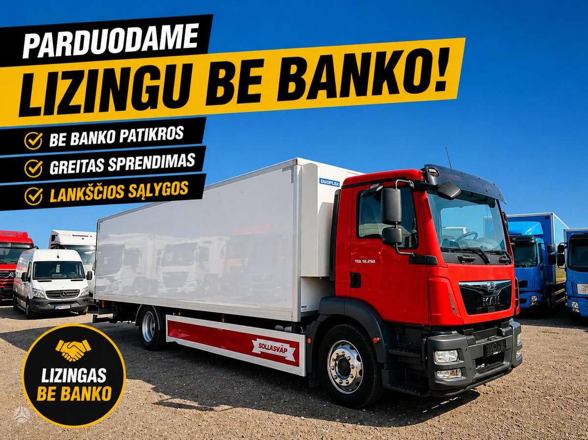MAN TGM 18.290 Multitemp su Liftu, рефрижераторы