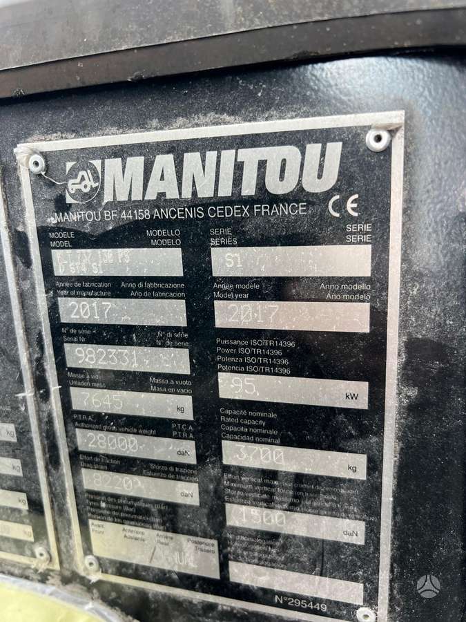 Manitou Manitou MLT 737-130PS+, тракторы